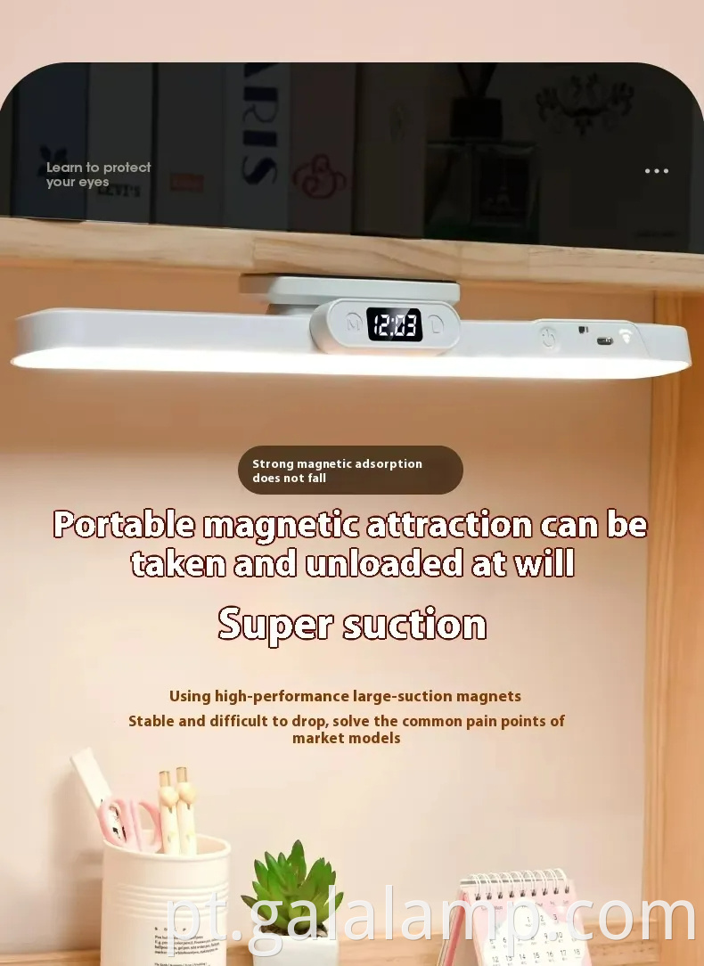 Modern Desk Lamp Magnet Charging Remote Control